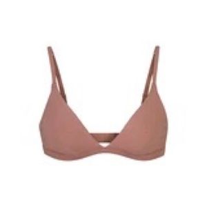 SKIMS Cotton Jersey Triangle Bralette